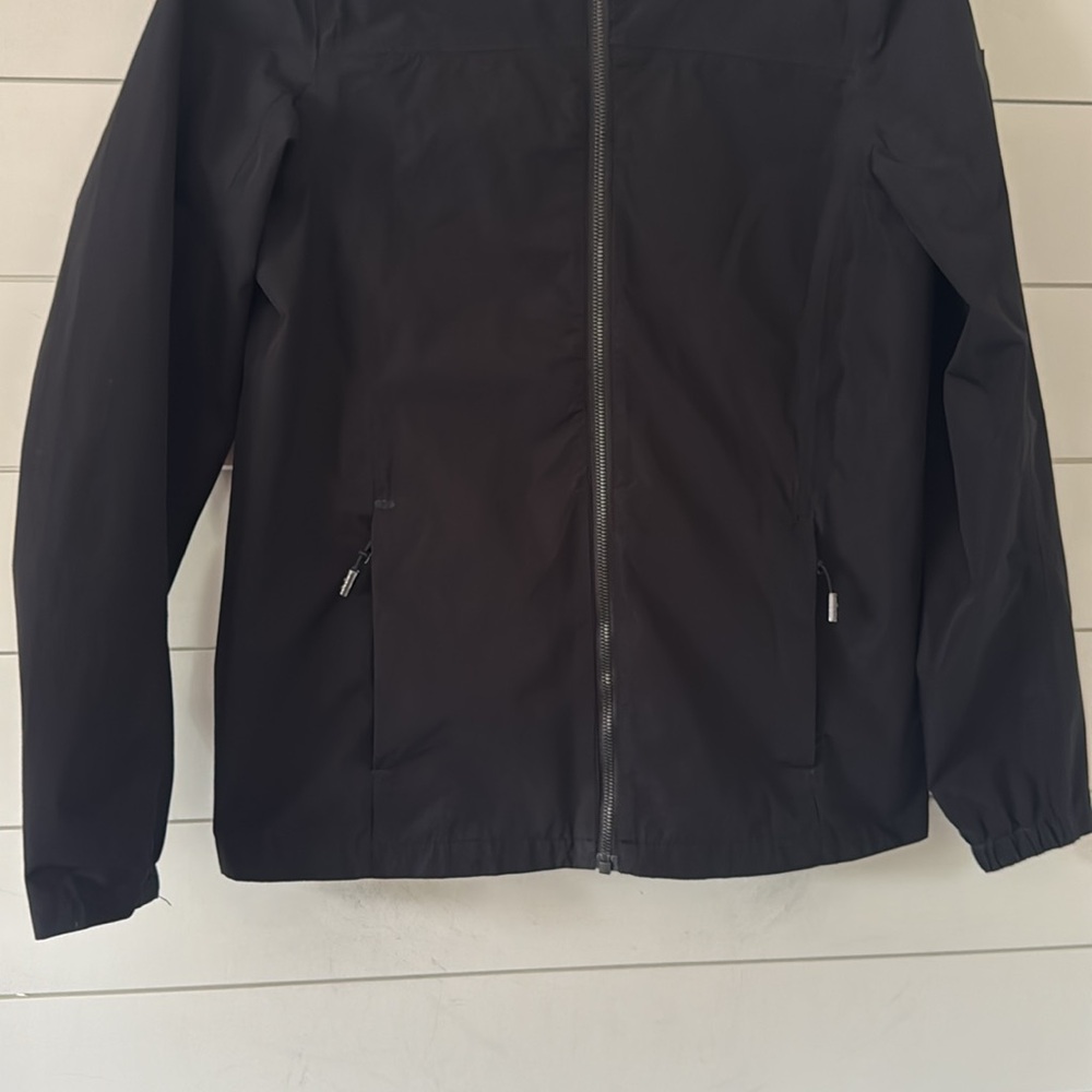 Lole Size XS Lainey Rain Jacket Durable Water Repellent (DWR) Breathable Black - Picture 11 of 17